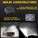 7 Inch 5X7 / 7X6 H4 Dc 9V - 30V 3500Lm 35W Car Square Shape Led Headlight Lamps For Jeep Wrangler - Close-Up Angle
