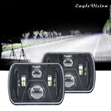 7 Inch 5X7 / 7X6 H4 Dc 9V - 30V 3500Lm 35W Car Square Shape Led Headlight Lamps For Jeep Wrangler - Extra Image