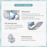 925 Sterling Silver Love Heart Pendant Necklace For Mother And Child - Top-Down View