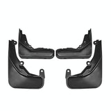 For Mercedes-Benz E-Class 2014-2015 4Pcs / Set Car Auto Soft Plastic Splash Flaps Fender Guard - Front View