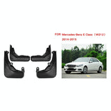 For Mercedes-Benz E-Class 2014-2015 4Pcs / Set Car Auto Soft Plastic Splash Flaps Fender Guard - Side View