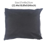 Foldable Outdoor Umbrella Cover - Uv Protection 210d Oxford Cloth 57x48x25cm Black - Close-Up Angle