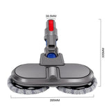 2-pack Mop Cleaning Cloths for Dyson X001 Mop Head - Side View