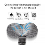 2-pack Mop Cleaning Cloths for Dyson X001 Mop Head - Top-Down View