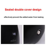 1.55M Vertical Inflatable Punching Bag For Kids - Pvc Tumbler Boxing Column - Top-Down View
