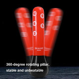 1.55M Vertical Inflatable Punching Bag For Kids - Pvc Tumbler Boxing Column - Rear View