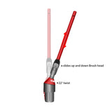 Ultra Narrow Crevice Brush Tool For V7 V15 Vacuum Cleaners - Top-Down View