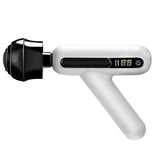 12-Speed Rechargeable Mini Massage Gun With Lcd Touch Screen - Front View