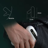 12-Speed Rechargeable Mini Massage Gun With Lcd Touch Screen - 45-Degree Angle