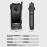 Extended Metal Cage for Insta360 X3 Camera