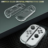 Crystal Tpu Pc Protective Case for Nintendo Switch Oled - Rear View