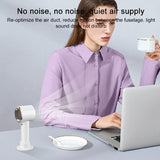 Ultra Freeze Ice Pack Handheld Fan High Speed Portable - Rear View