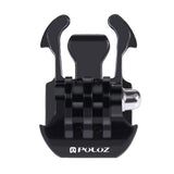 Flexible Clamp Mount for Gopro and Action Cameras - Horizontal Jaws - Front View