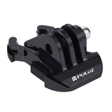 Flexible Clamp Mount for Gopro and Action Cameras - Horizontal Jaws - 45-Degree Angle
