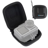 Compact Carbon Fiber Camera Storage Bag for Dji Action Gopro Mijia and More - Front View