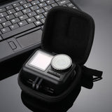 Compact Carbon Fiber Camera Storage Bag for Dji Action Gopro Mijia and More - Low Angle
