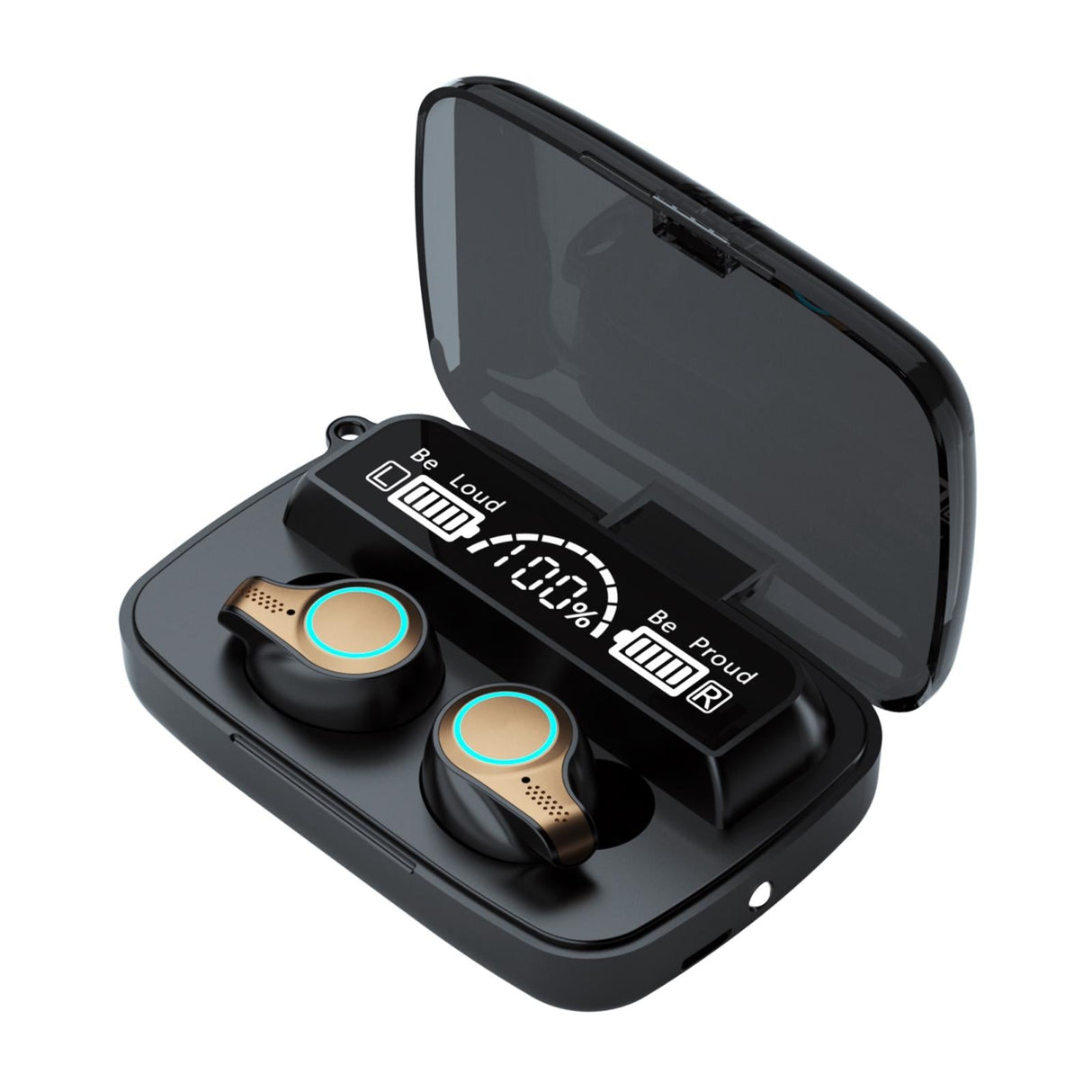 Waterproof Wireless Bluetooth 5.0 Earphones with Charging Box and Led Display