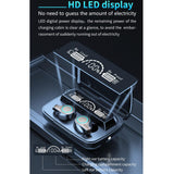 Waterproof Wireless Bluetooth 5.0 Earphones with Charging Box and Led Display - Extra Image