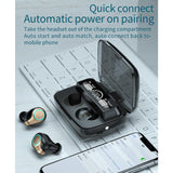 Waterproof Wireless Bluetooth 5.0 Earphones with Charging Box and Led Display - Extra Image