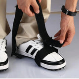 Improve Golf Swing with Leg Movement Correction Belt - Top-Down View