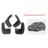 For Volkswagen Sharan 2012-2019 4Pcs / Set Car Auto Soft Plastic Splash Flaps Fender Guard - Side View
