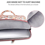 Waterproof Canvas Laptop Handbag - Fits 14.1 Inch - Close-Up Angle