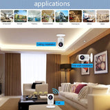 Smart Wireless Wifi Ip Camera With 1.0Mp Two-Way Audio Motion Detection & Night Vision - Close-Up Angle