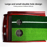 3M Golf Solid Wood Putter Trainer Practice Set Training Mat - Extra Image
