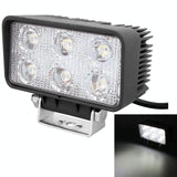 18W 1260 - 1350Lm Epistar 6 Led White 30 Degree Spot Beam Car Led Light Waterproof Ip67 Dc 10 - 30V - Top-Down View