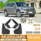 For Mercedes-Benz Glb 2020-2023 4Pcs / Set Car Auto Soft Plastic Splash Flaps Fender Guard - Side View