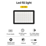 Retractable 10W Live Broadcast Light With 1.2M Bracket And 4 Colour Filters