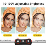 Retractable 10W Live Broadcast Light With 1.2M Bracket And 4 Colour Filters - Rear View