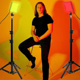 Retractable 10W Live Broadcast Light With 1.2M Bracket And 4 Colour Filters - Extra Image