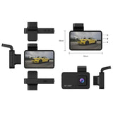 1080P Hd Single Driving Recorder - 3 Inch Car - Side View