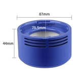 Hepa Filter for Dyson V7 V8 Vacuum Cleaner - Top-Down View