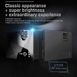 Uc68 80 Ansi Lumens 800X400 Home Theater Multimedia Hd 1080P Led Projector Supports Usb/Sd/Hdmi/Vga/Ir - Close-Up Angle