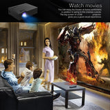 Uc68 80 Ansi Lumens 800X400 Home Theater Multimedia Hd 1080P Led Projector Supports Usb/Sd/Hdmi/Vga/Ir - Low Angle