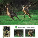 720p Infrared Night Vision Wildlife Camera - 120 Degree Wide Angle - 45-Degree Angle