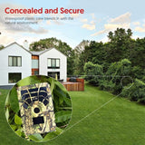 720p Infrared Night Vision Wildlife Camera - 120 Degree Wide Angle - Close-Up Angle