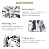 925 Sterling Silver Flower Shaped Beads For Diy Bracelets - 45-Degree Angle
