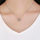 925 Sterling Silver Flower Shaped Beads For Diy Bracelets - Close-Up Angle