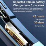 Rotatable Earhook Bluetooth Earphone for Noise Reduction Calls - no Charging Box - Close-Up Angle