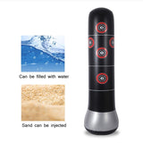 1.5M Vertical Inflatable Punching Bag For Kids - Thickened Tumbler Vent Boxing Column - Top-Down View