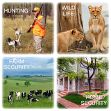 Wireless Solar Ip Camera With 1080P Hd Pir Motion Detection Night Vision And 64Gb Tf Card Support - Rear View