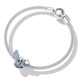 925 Sterling Silver Rabbit Ear Magic Hat Beads For Diy Bracelets & Necklaces - Close-Up Angle