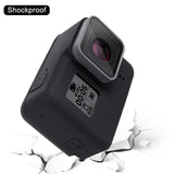 Gopro Hero7 Silicone Case with Lens Cover - Close-Up Angle