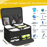 Portable Golf Bag for Outdoor Accessories - Foldable and Convenient - Rear View