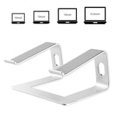 Portable Aluminum Laptop Stand - Cooling Accessory - Top-Down View
