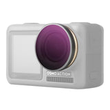 Adjustable Lens Filter for Dji Action Camera - Front View