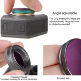 Adjustable Lens Filter for Dji Action Camera - Top-Down View